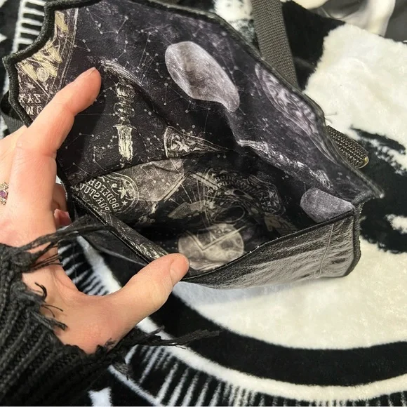 Potions, Poisons & Bats Gothic Witchy Crossbody Mini Bag - Picture 8 of 8